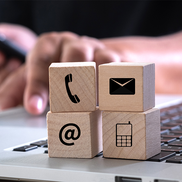 Contact support visual